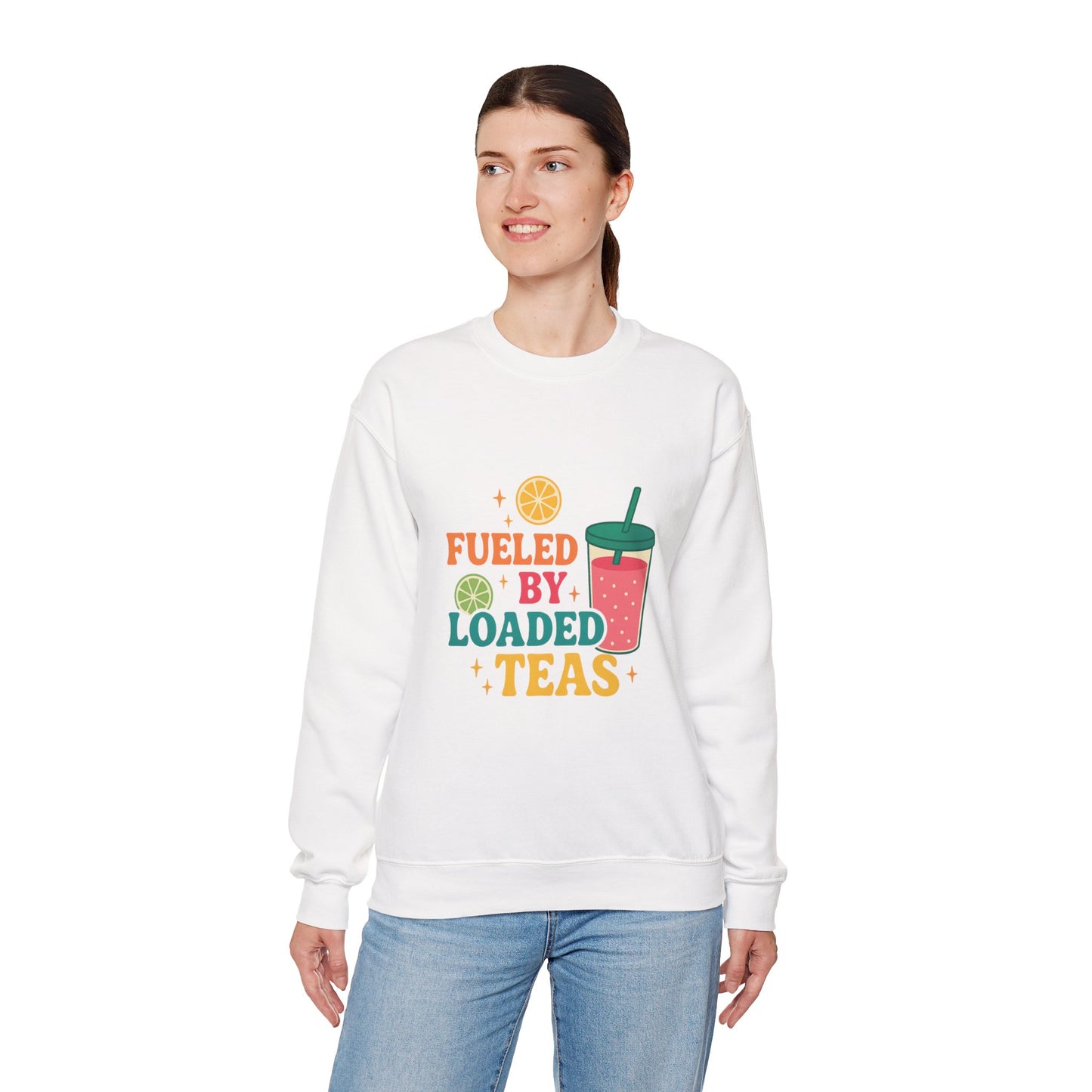 Fueled by Loaded Teas Sweatshirt – Oasis Nutrition Crewneck