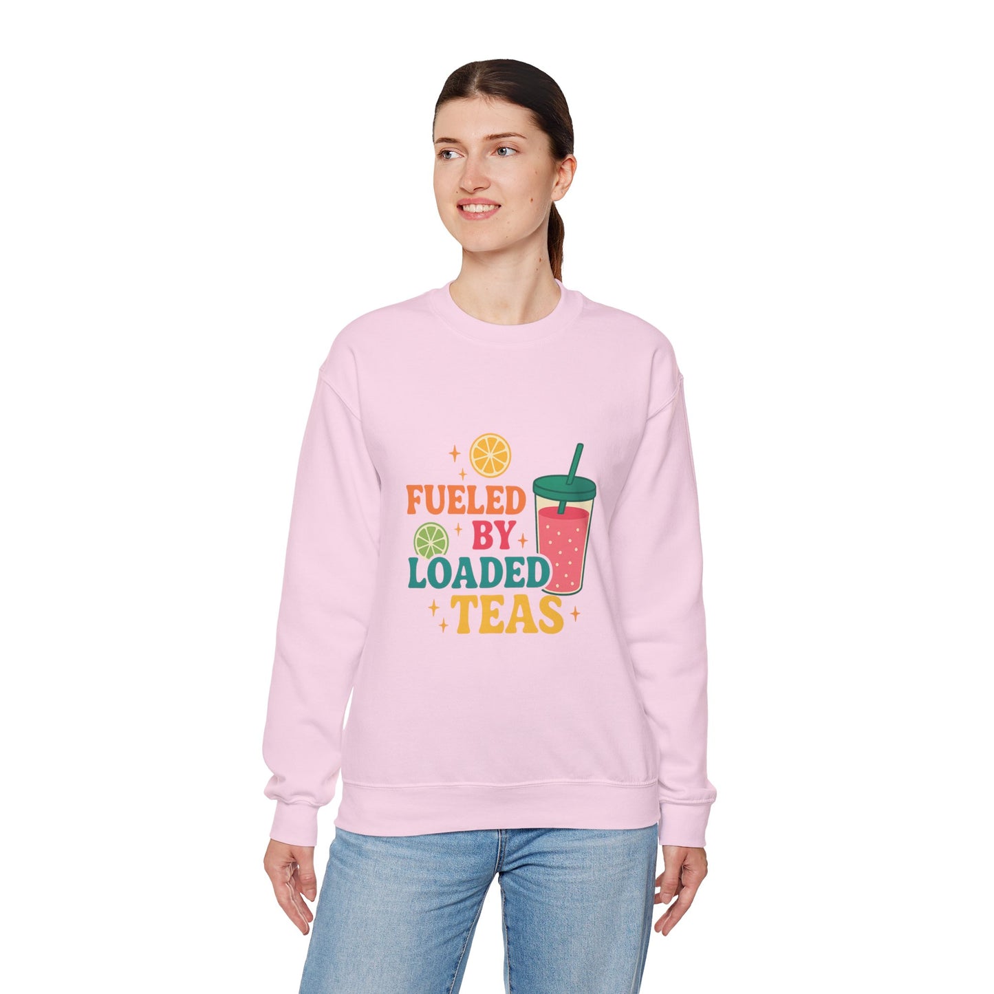 Fueled by Loaded Teas Sweatshirt – Oasis Nutrition Crewneck