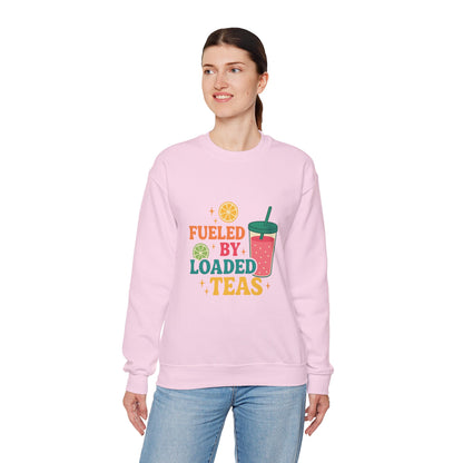 Fueled by Loaded Teas Sweatshirt – Oasis Nutrition Crewneck