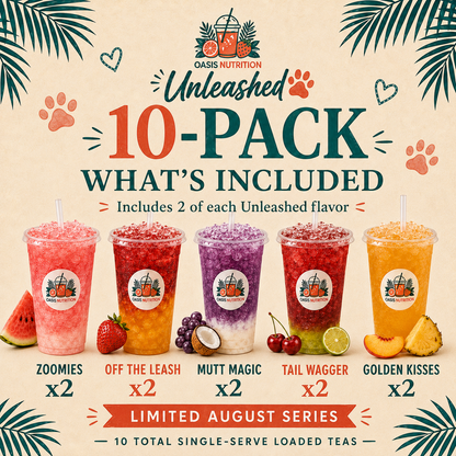 Unleashed Loaded Tea 10-Pack – Limited August Donation Series