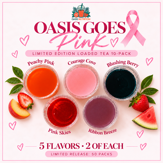 Oasis Goes Pink 💗 Limited Edition Loaded Tea 10-Pack