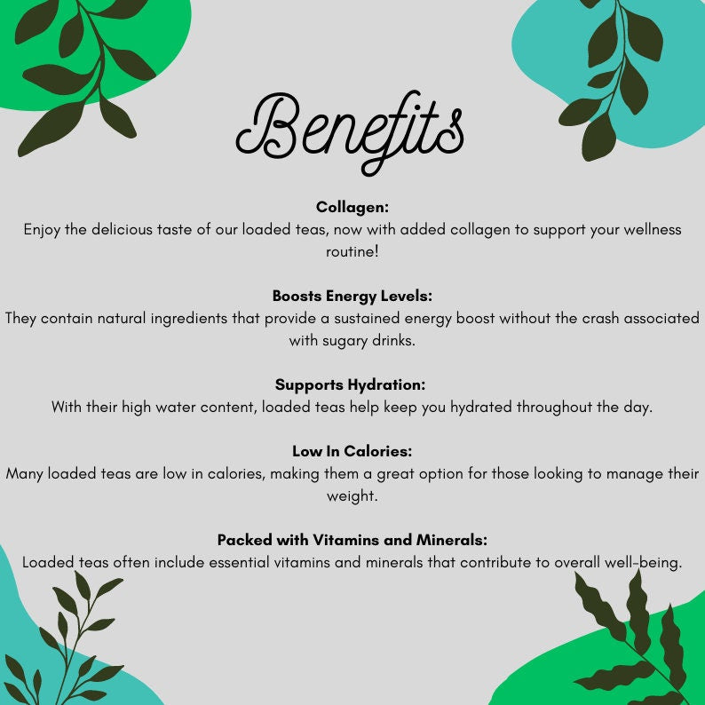 5-Pack Collagen Loaded Teas – Beauty + Energy