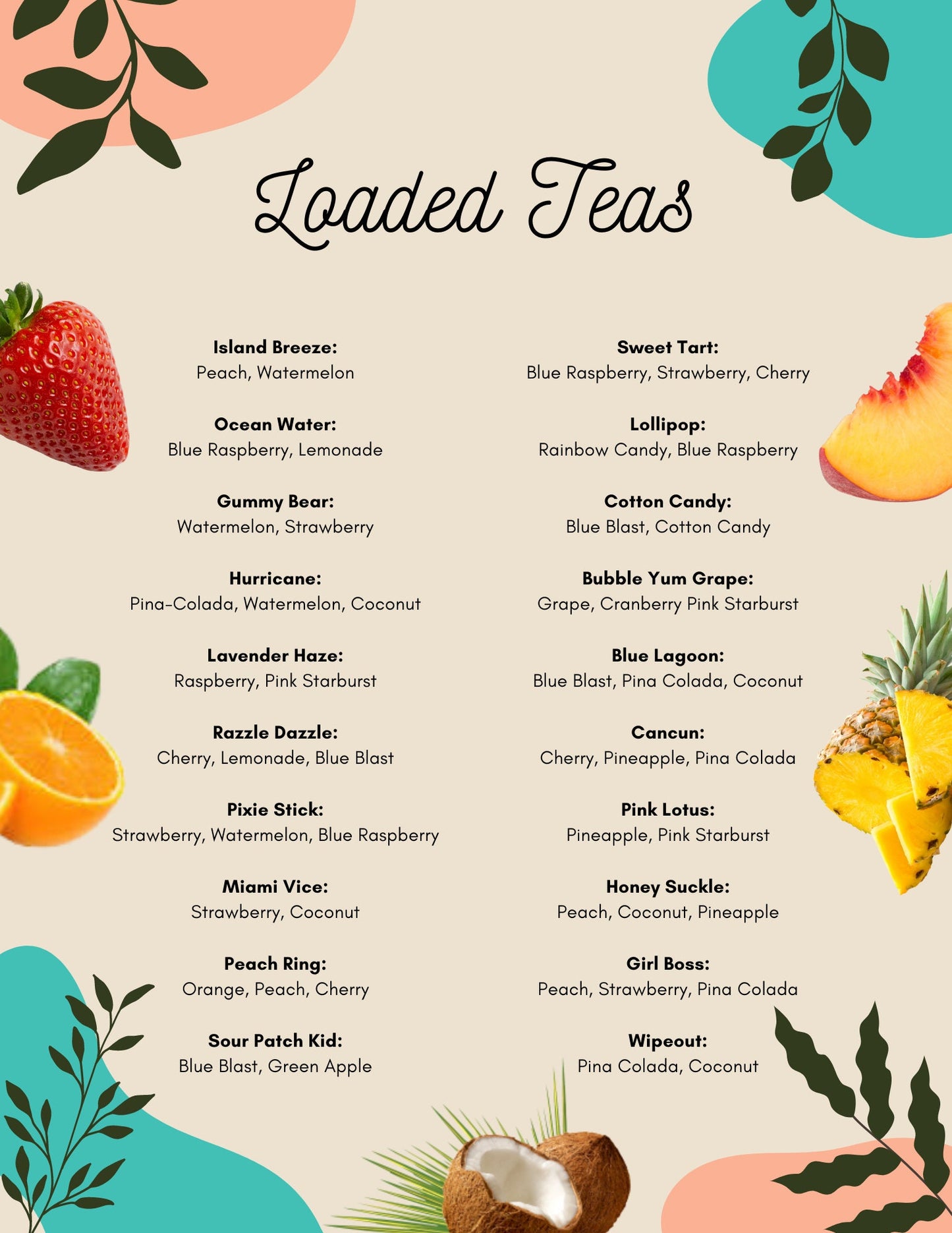 Bulk Loaded Tea Powder | 50 Servings