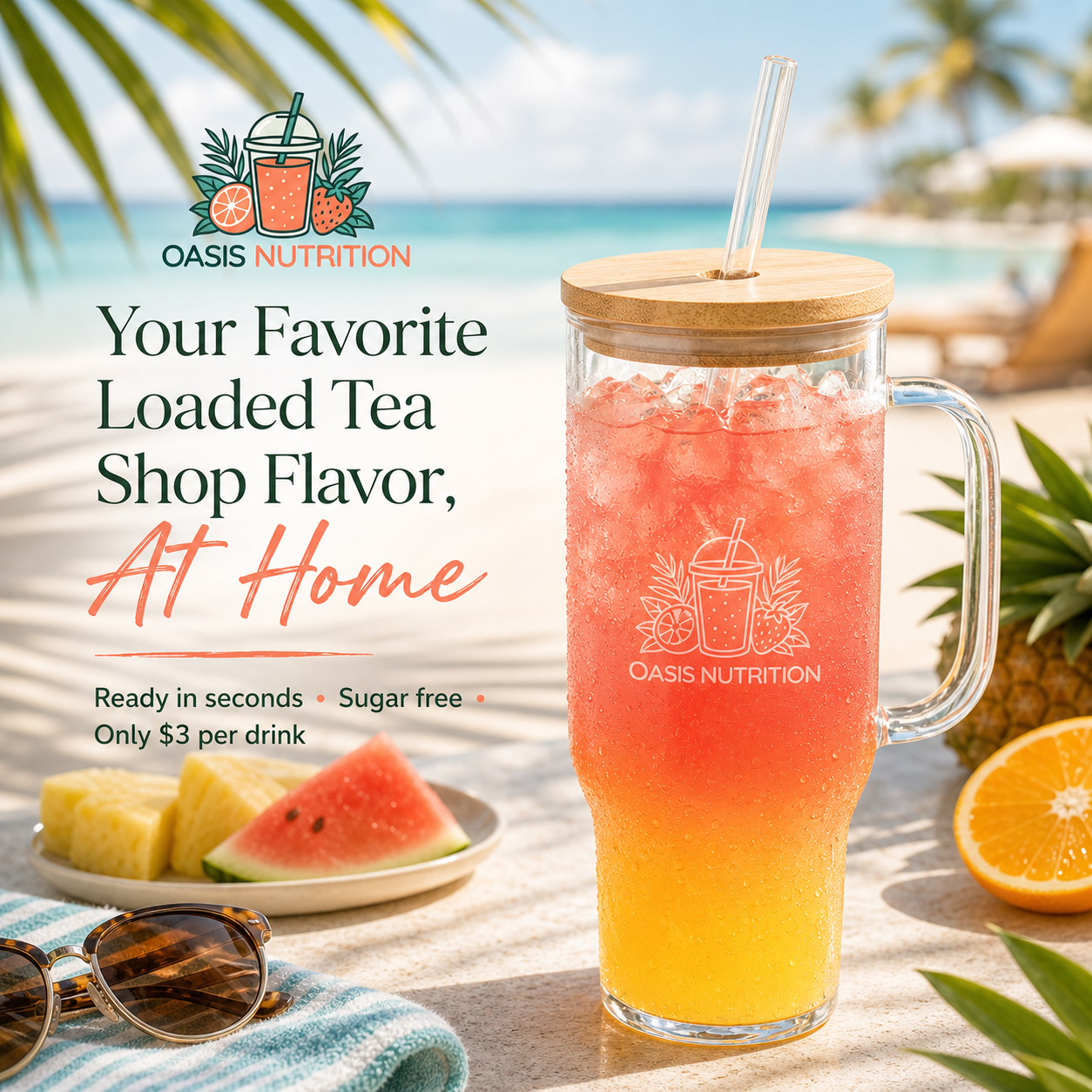 Summer Loaded Tea 10 Pack | Sugar-Free Drink Mix