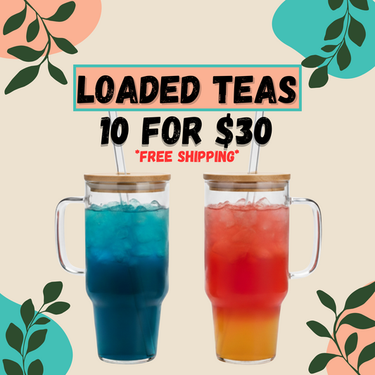 10-Pack Loaded Tea – Custom Flavors | Sugar-Free Energy Boost